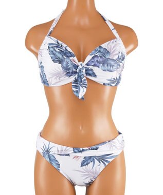 San-ai Resort（三愛水着楽園） 【新色ホワイト＆パープル入荷】４点セット水着　9M・11L【San-ai Resort（サンアイリゾート）】 ブルー