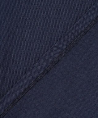 J.PRESS MEN コットンカノコ キーネックポケット Tシャツ ネイビー系