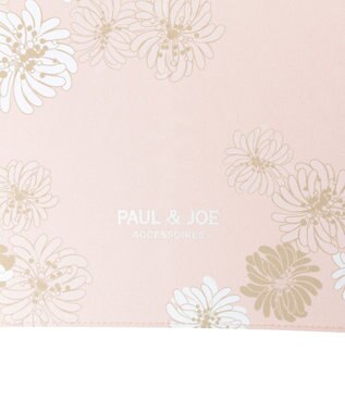 MOONBAT 【 遮光率100％/遮熱/UV】PAUL&JOE ACCESSOIRES(ポール&ジョー) 晴雨兼用日傘 クリザンテーム 総柄 花柄 長傘 ピーチ