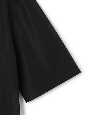 BEIGE， SELEN / リブコンビ シアーTシャツ Black