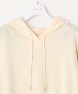 ANY SIS 【2SET】ニットパーカー×ジャンパースカート セット モノトーン千鳥