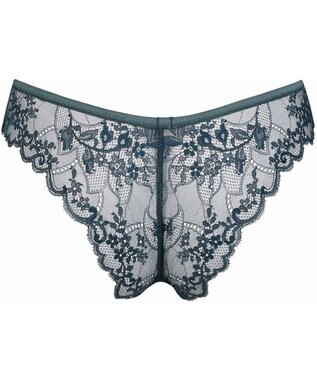 WACOAL Ｔバック ショーツ BXC408とペア はきこみ丈あさめ 総レース ソング レディース PXC408 /ワコール グリーン