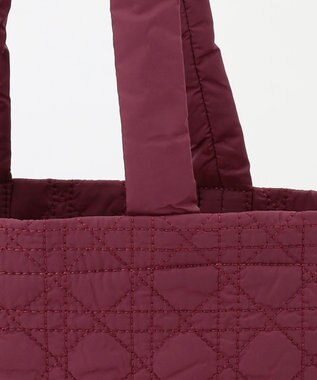 LA BAGAGERIE バイカラー　キルティングビッグトート ワイン