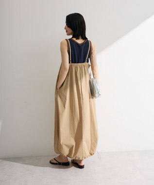 Green Parks 撥水加工キャミワンピース Beige