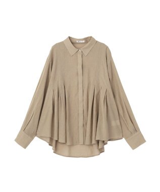 CRAFT STANDARD BOUTIQUE ヴィンテージボイルタックフレアシャツ Light Beige