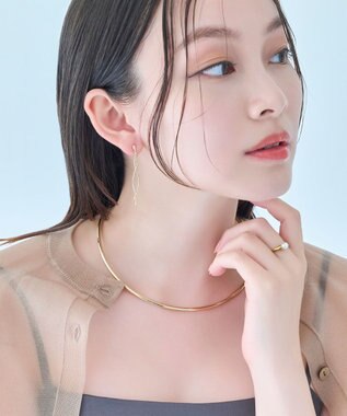 Phoebe ルーセントラインチョーカー　ゴールド/ネックレス/ネックカフ/40cm ゴールド
