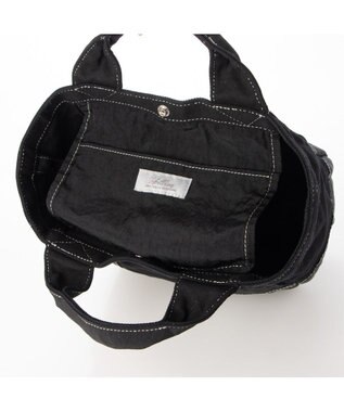 UNBILLION cachecache 製品洗いキャンバス×ナイロントートS ブラックブラック