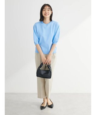 Green Parks 接触冷感　きれいシルエットパンツⅡ（テーパード） Beige