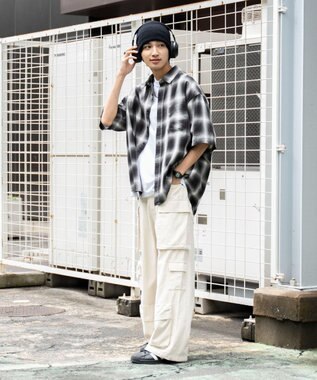 WEGO マルチポケットワイドカーゴパンツ キナリ