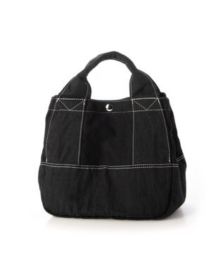 UNBILLION cachecache 製品洗いキャンバス×ナイロントートS ブラックブラック
