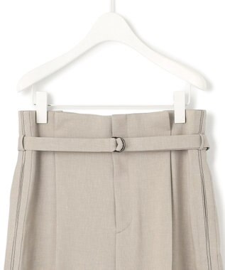 ICB L 【WEB＆一部店舗限定】 SerikaWorsted ワイドパンツ ベージュカーキ系