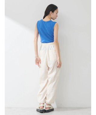 earth music&ecology リブタンクトップ Blue