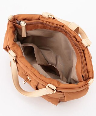 LA BAGAGERIE パデットブロック2WAYミニトート キャメル