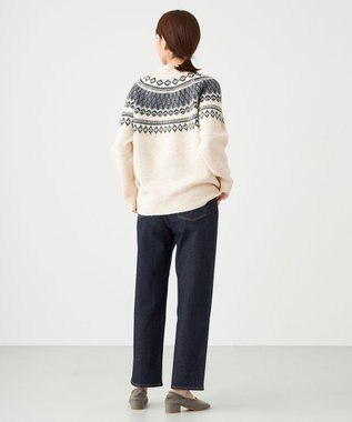 SHARE PARK LADIES ノルディックプルオーバー アイボリー系