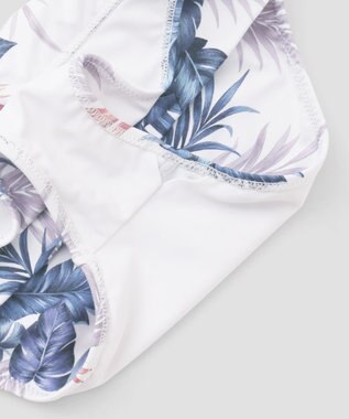 San-ai Resort（三愛水着楽園） 【新色ホワイト＆パープル入荷】４点セット水着　9M・11L【San-ai Resort（サンアイリゾート）】 ブルー