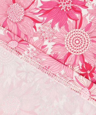 23区GOLF 【WOMEN】【UVケア/吸水速乾】スプリングフラワー柄 半袖ポロシャツ ピンク系5