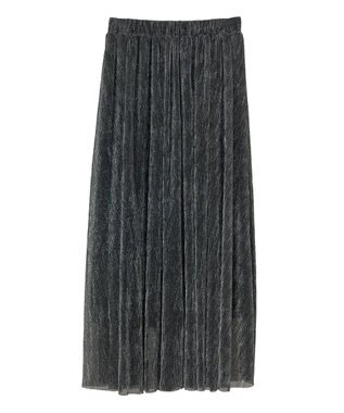 Green Parks ・ＥＬＥＮＣＡＲＥ　ＤＵＥ　ラメプリーツスカート Black