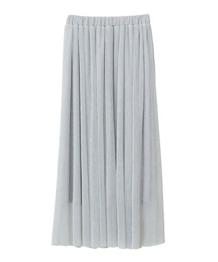 Green Parks ・ＥＬＥＮＣＡＲＥ　ＤＵＥ　ラメプリーツスカート Silver