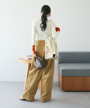 CRAFT STANDARD BOUTIQUE akha. メタリックトートバッグ Gold