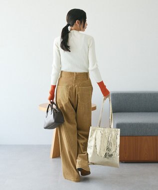 CRAFT STANDARD BOUTIQUE akha. メタリックトートバッグ Gold