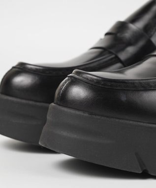 BONTRE 【BONTRE/ボントレ】厚底コインローファー/40002-UA ブラック