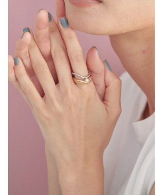 AMERICAN HOLIC ツイスト２ｓｅｔリング Silver