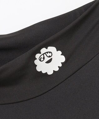 PW CIRCULUS 【WOMEN】UVメッシュコンビハイネックインナーシャツ  ゴルフウェア レディース ブラック系