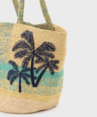 GRACE CONTINENTAL PALMYNALA カゴバッグ グリーン