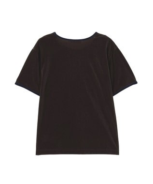 AMERICAN HOLIC シアーベロア配色プルオーバー Brown