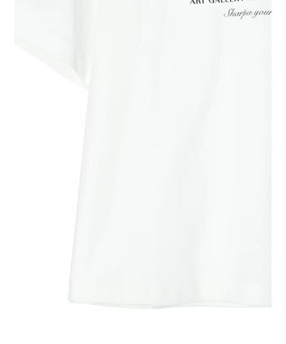 Green Parks エンブレムロゴボックスＴシャツ Off White