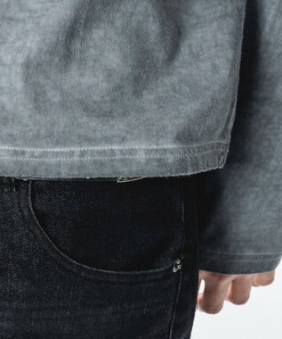 WEGO 【ユニセックス着用ITEM】コールドダイスウィッチングT（LS） グレー