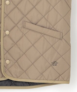 J.PRESS MEN メモリーツイルキルティングベスト ベージュ系