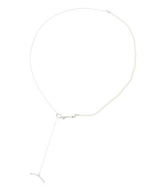 Green Parks ｅｖｅｒｙ　ｗａｌｋ．パールＹ字ネックレス Silver