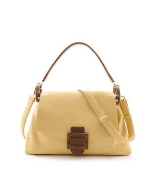 MioFIRANO バックル付きフラップトートバッグ 2WAY　FIRANO フィラノ YELLOW