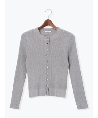 Te chichi モールリブカーディガン グレー