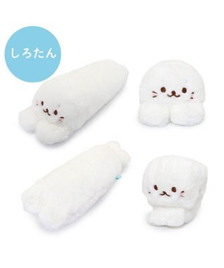 Mother garden しろたん パッチンくるっとマスコット 《しろたん》 単品 しろたん