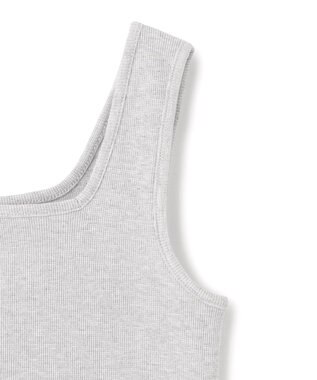 UNFILO 【新色登場】スクエアテレコタンクトップ [NEW]シルバーラメ