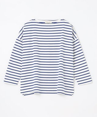 ANY オーガビッツ ボーダーカットソー ブルー