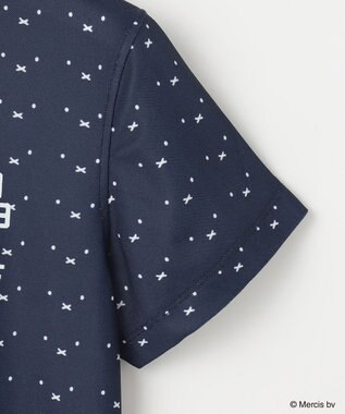 23区GOLF 【WOMEN】【吸水速乾/UVカット】ミッフィーフェイスポロシャツ ネイビー系5