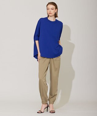 ICB 【洗える】 キュプラナイロンストレッチ ジョグパンツ オリーブ系