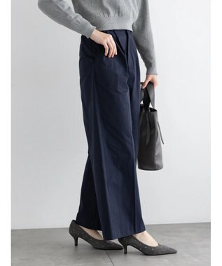 Te chichi 2タックチノパンツ【AOYAMA FASHION ASSOCIATION × Te chichi】 ネイビー