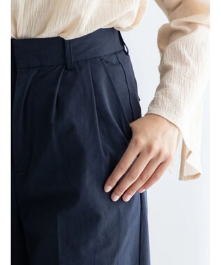 Te chichi 2タックチノパンツ【AOYAMA FASHION ASSOCIATION × Te chichi】 ネイビー