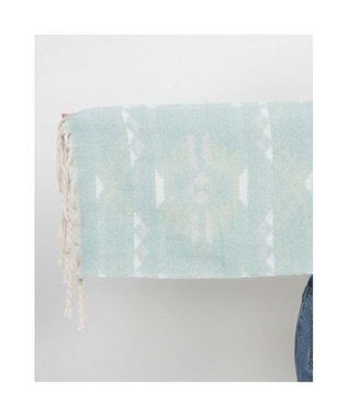 UNBILLION カシュネ cache nez / リサイクルポリオルテガ柄ジャカードストール グリーン