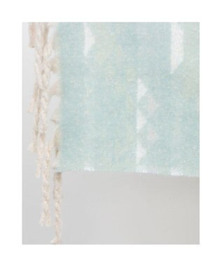 UNBILLION カシュネ cache nez / リサイクルポリオルテガ柄ジャカードストール グリーン