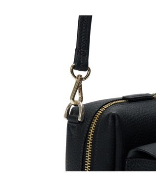 PELLE BORSA レザーポシェット メガネポケット付き Reinette レネット 4795 ブラック