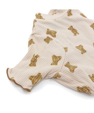 PET PARADISE ペットパラダイス くま のびのび リブ Tシャツ 小型犬 くま