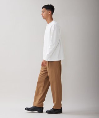 UNFILO MENS コットン ヘンリーネックTEE [23年秋冬商品] シロ