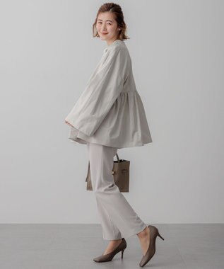 23区 【VERYコラボ/撥水加工】グロッシーツイル アウター ベージュ系