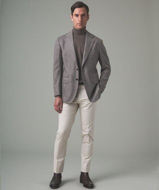 GOTAIRIKU 【DELFINO】ナポリジオメトリックツイード ジャケット_ブラウン ベージュ系8