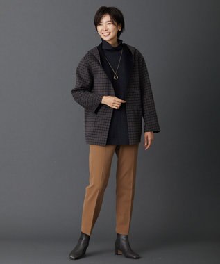 J.PRESS LADIES S 【WEB限定カラーあり・洗える】EASY WOOL チュニック ニット グレー系
